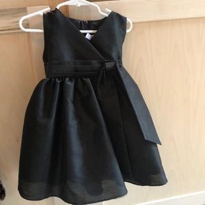 Little girls black dress